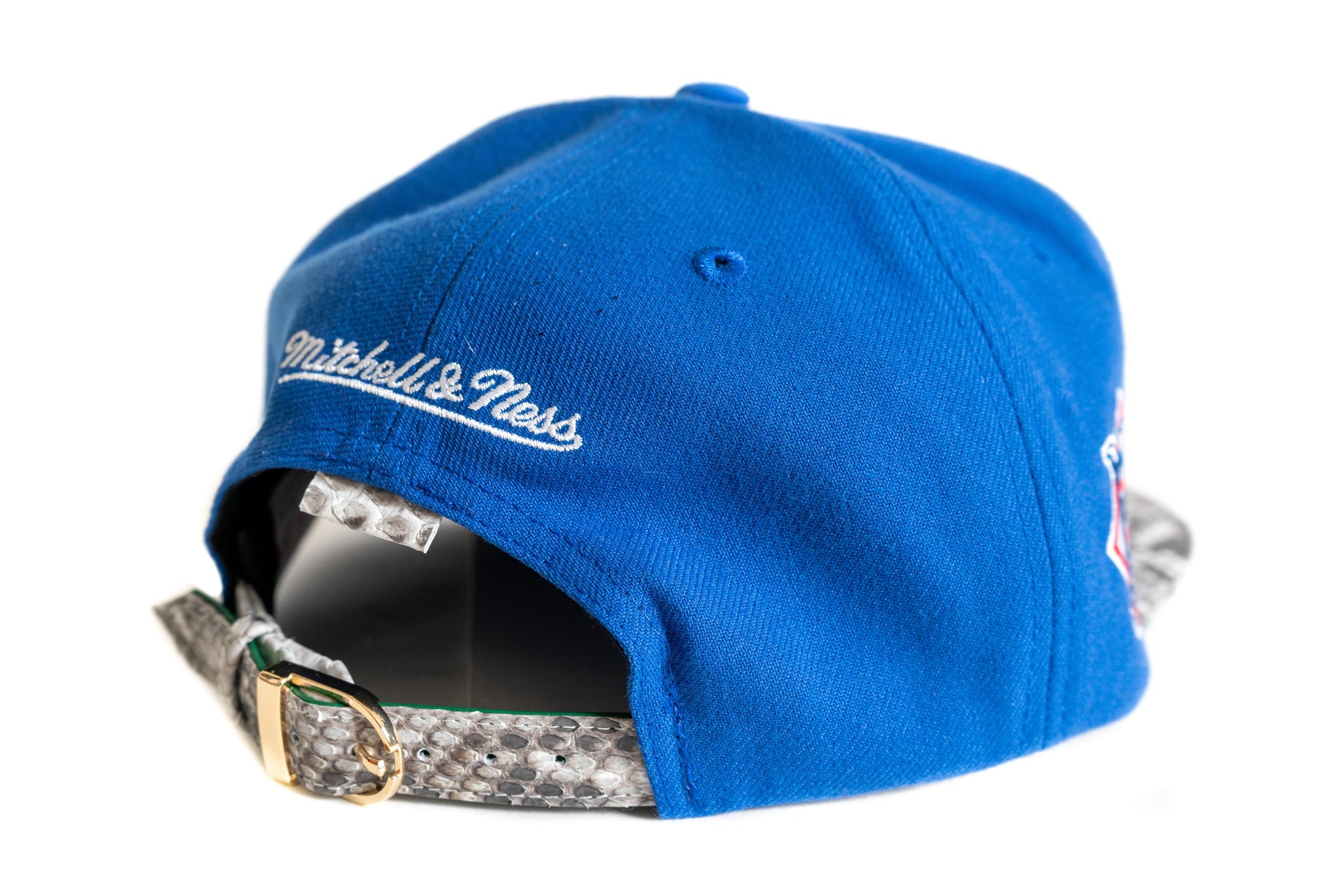 Custom Mitchell & Ness Los Angeles Dodgers Basic Logo Strapback