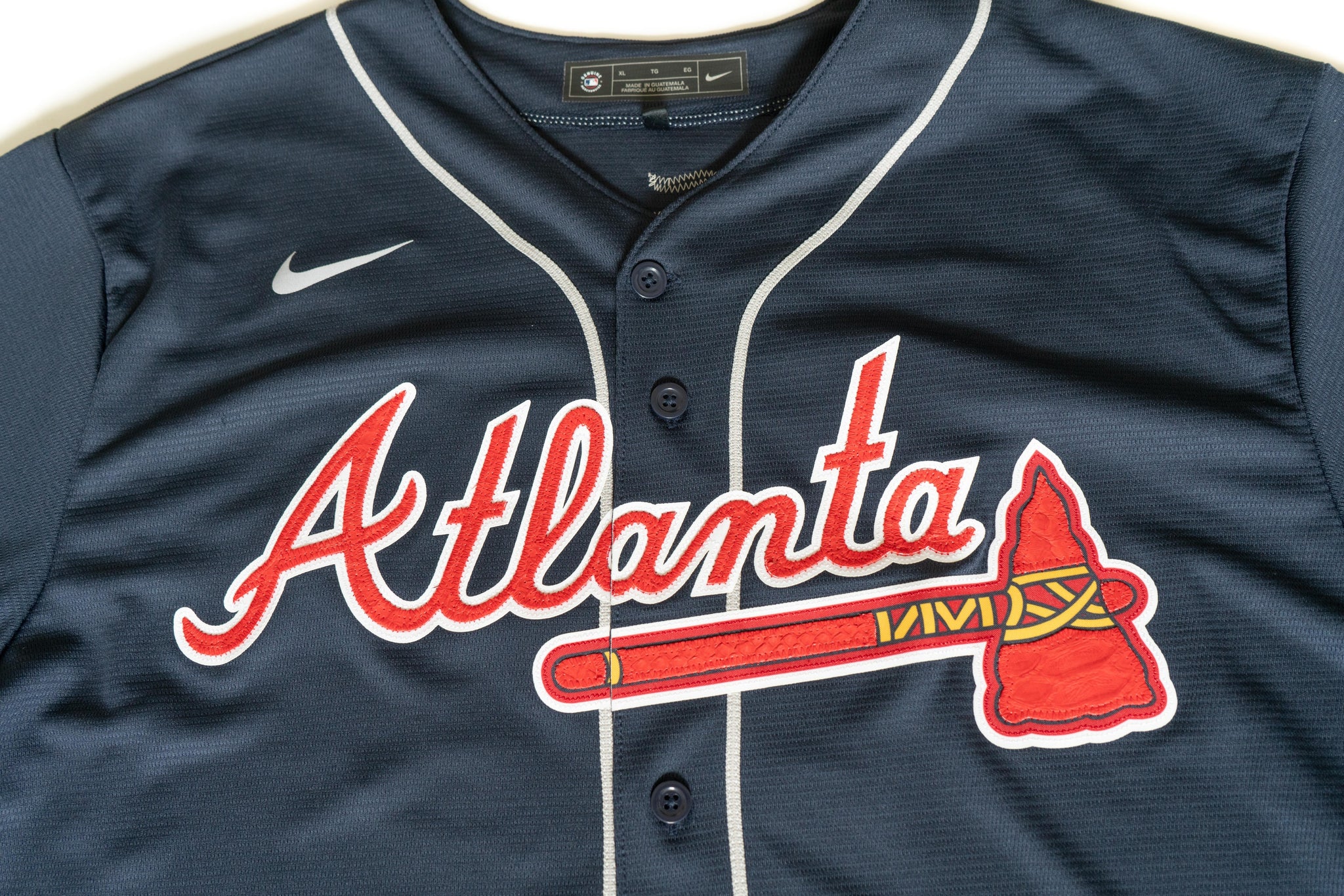 Custom Nike Ronald Acuña Jr. Atlanta Braves Python Jersey