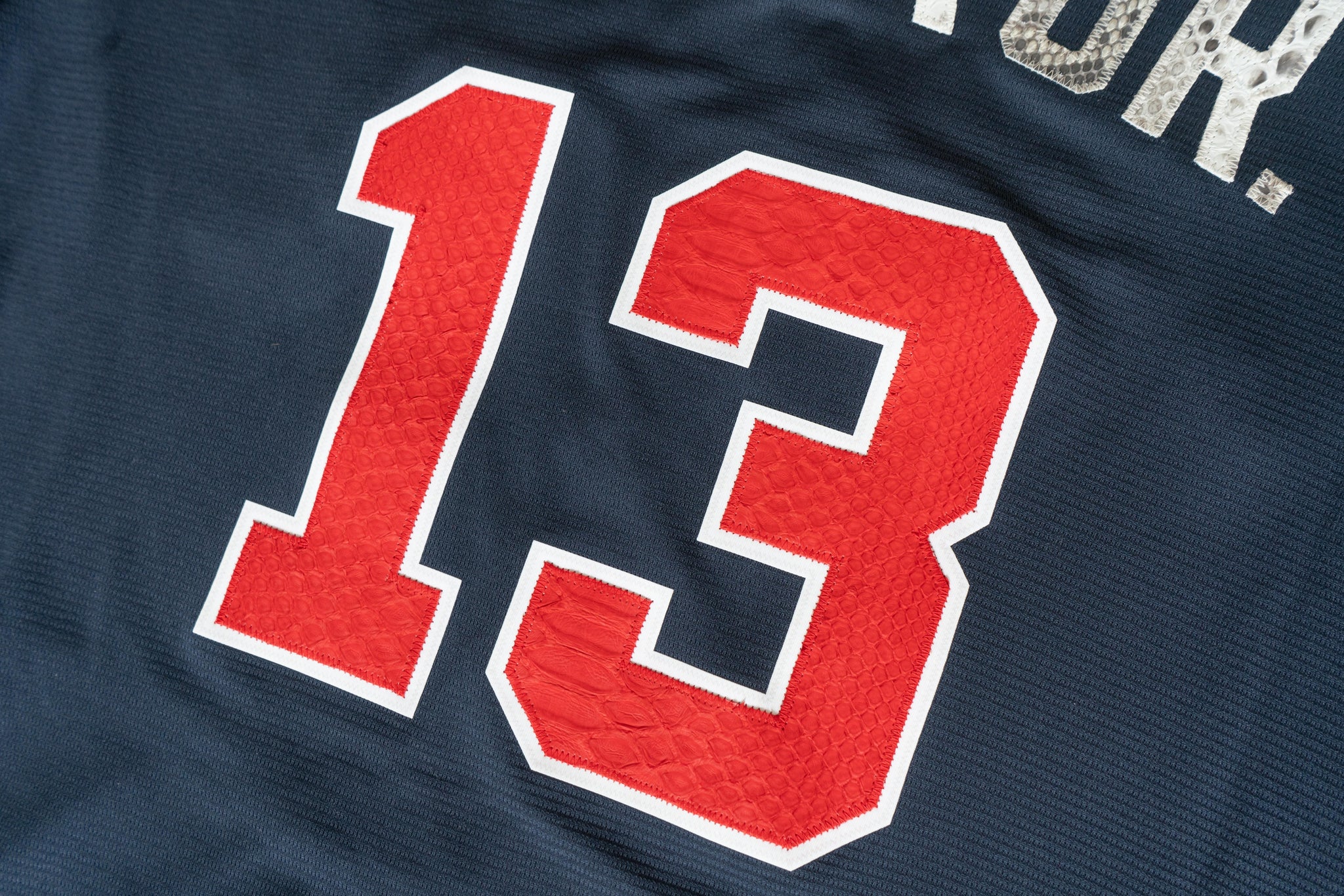 Custom Nike Ronald Acuña Jr. Atlanta Braves Python Jersey