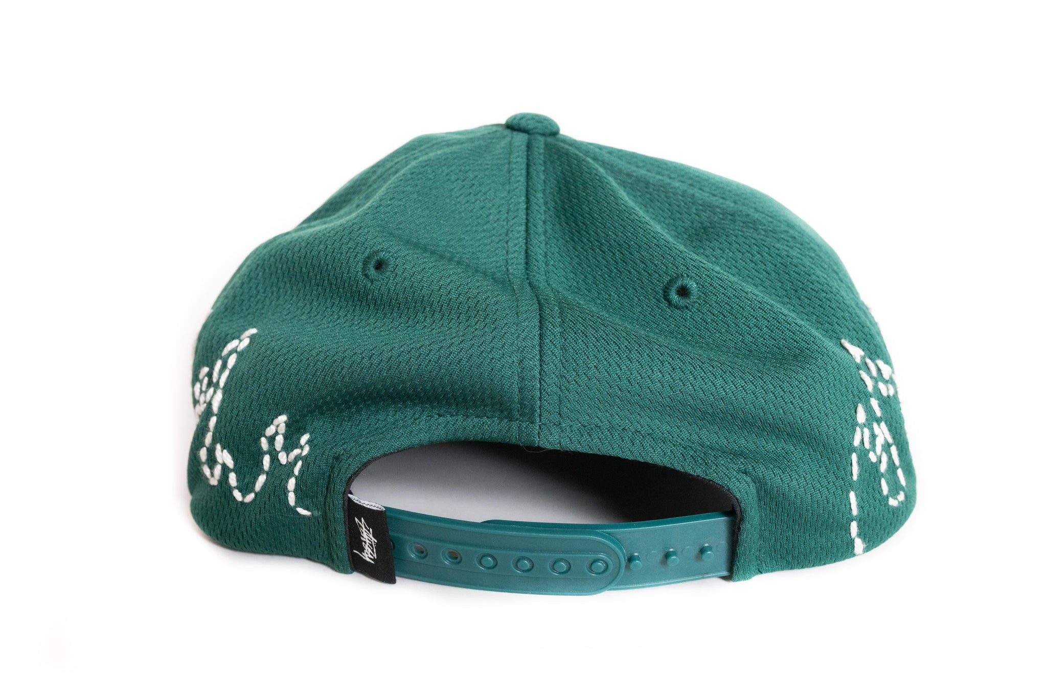 Custom Stussy Flames Sashiko Snapback
