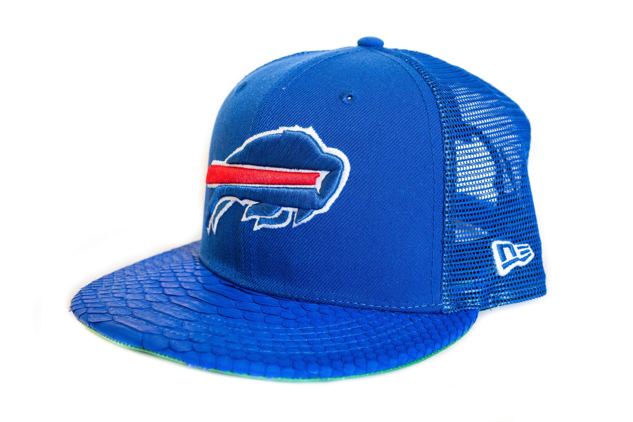 Custom New Era Buffalo Bills Trucker Hat Strapback