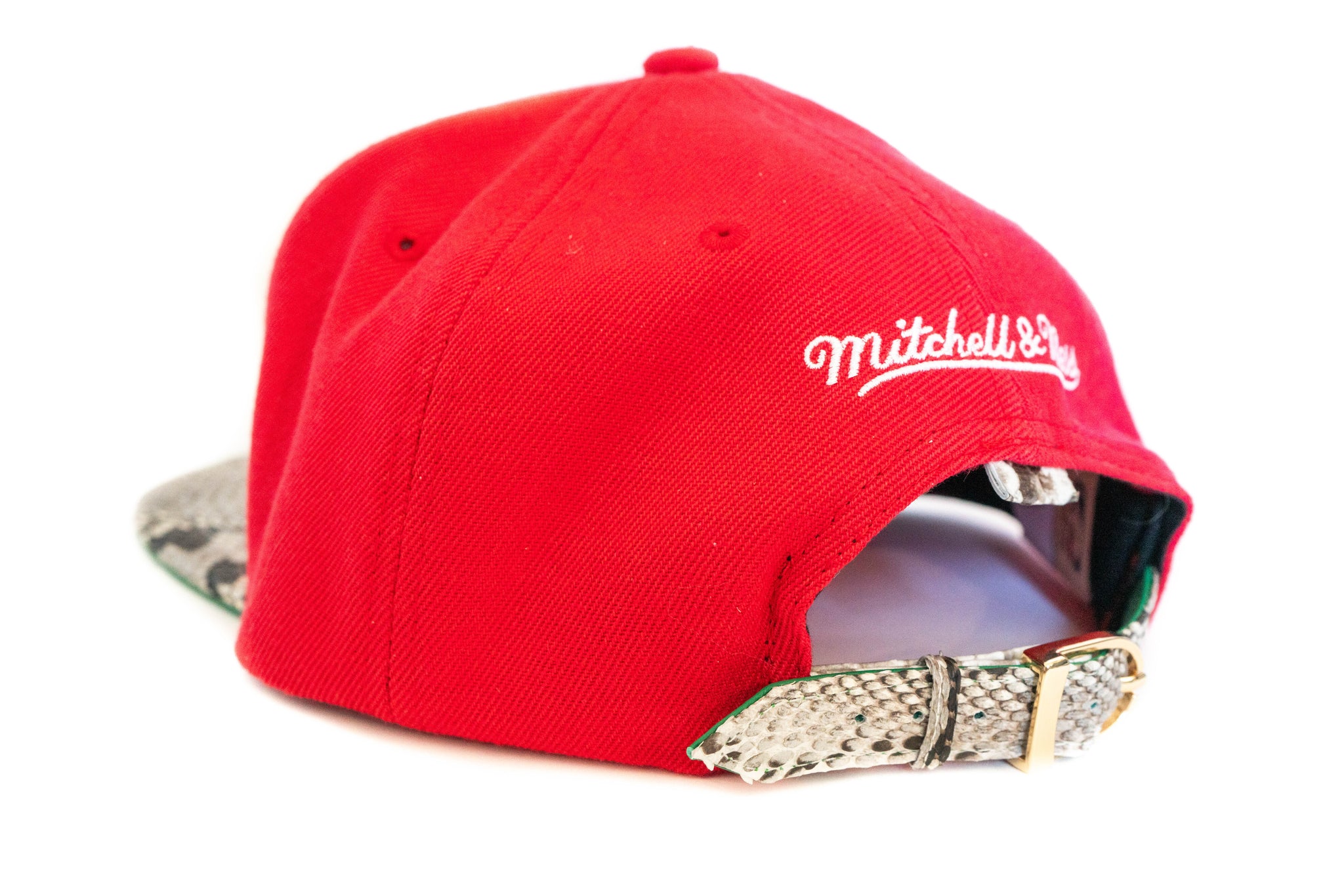Custom Mitchell & Ness Houston Rockets Classic Logo Strapback