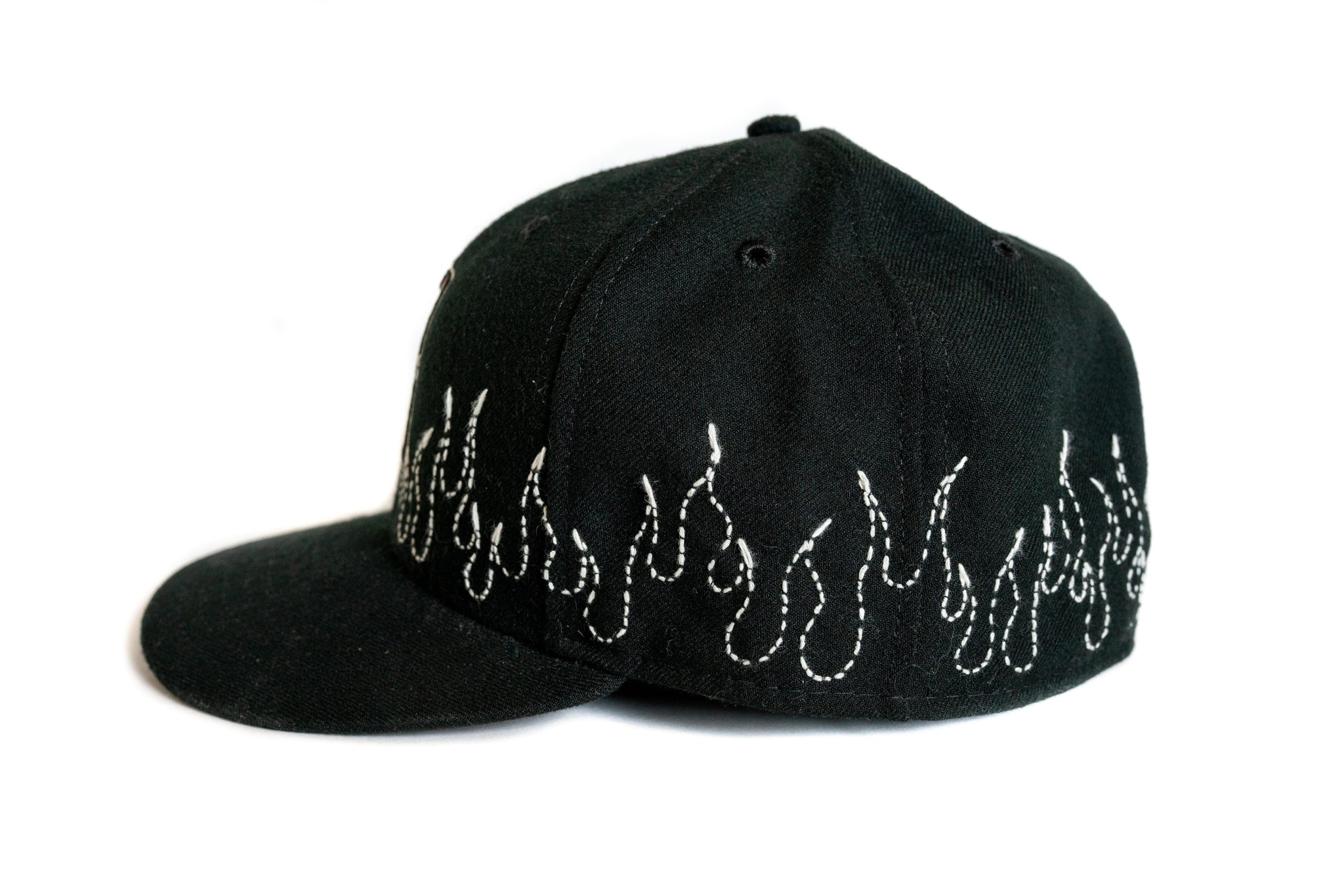 Custom New Era Arizona Diamondbacks Flames Sashiko Hat