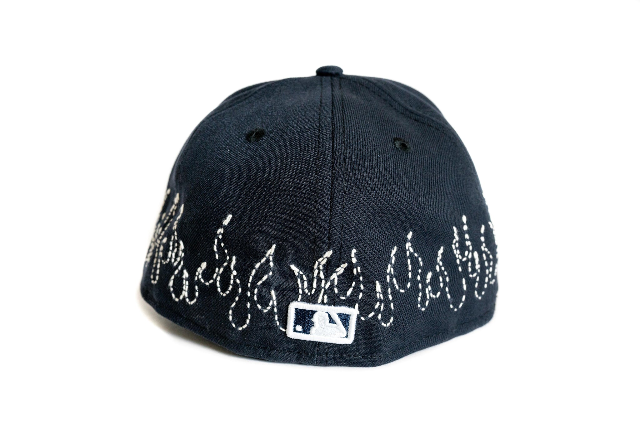 Custom New Era Detroit Tigers Flames Sashiko Hat