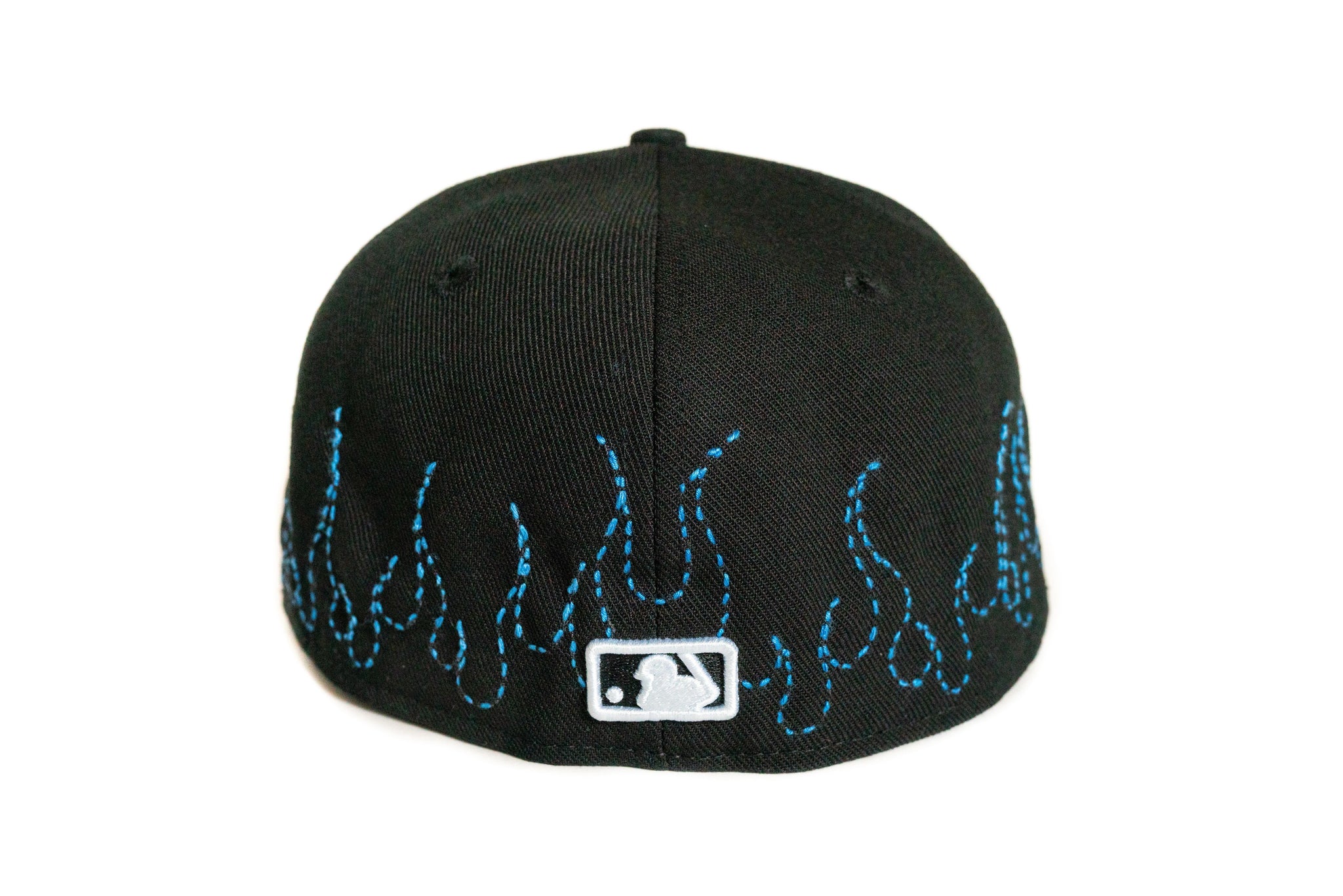 Custom New Era Los Angeles Dodgers Flames Sashiko Hat