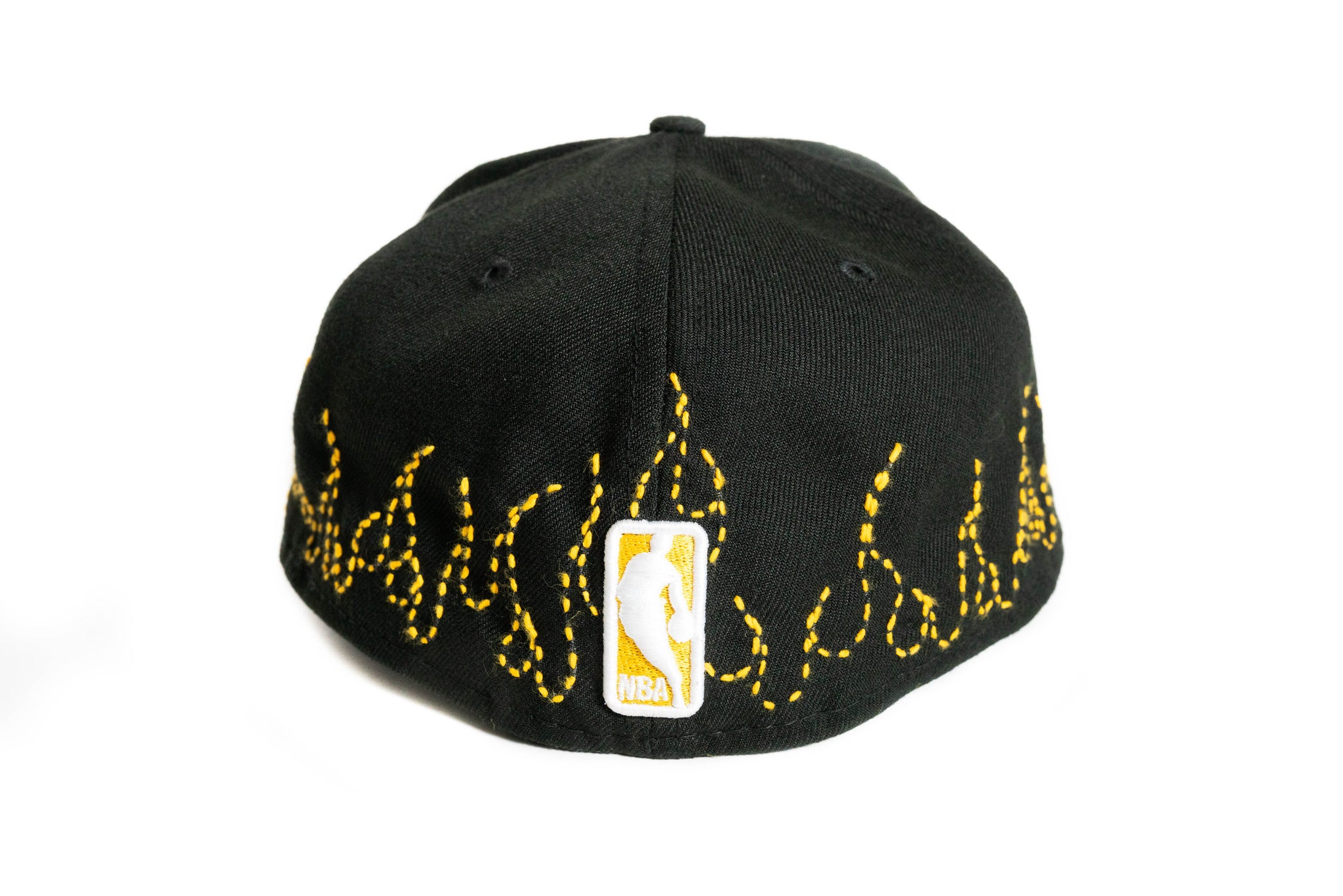Custom New Era Los Angeles Lakers Flames Sashiko Hat