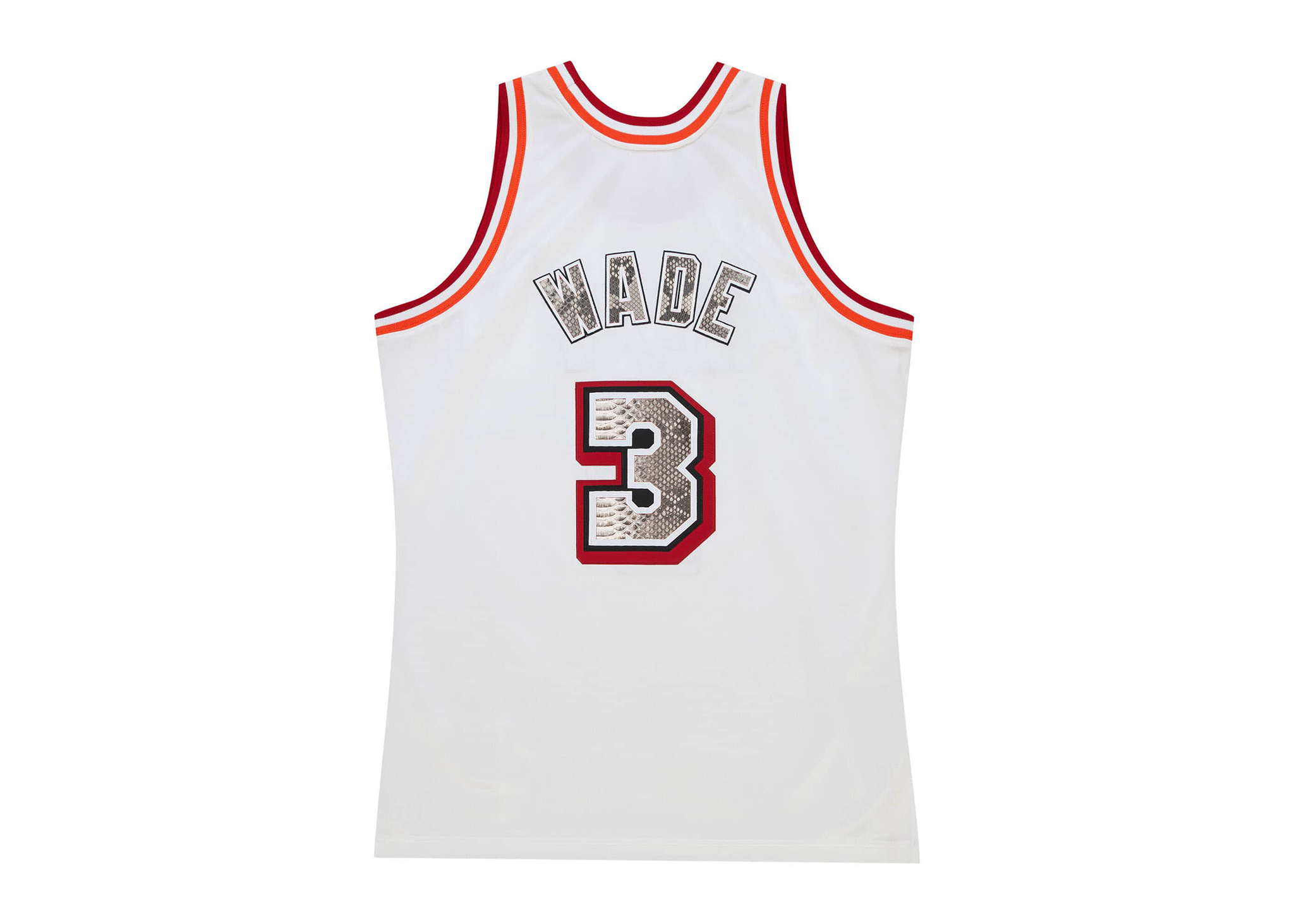 Custom Mitchell & Ness Dwyane Wade 2007-2008 Miami Heat Python Jersey