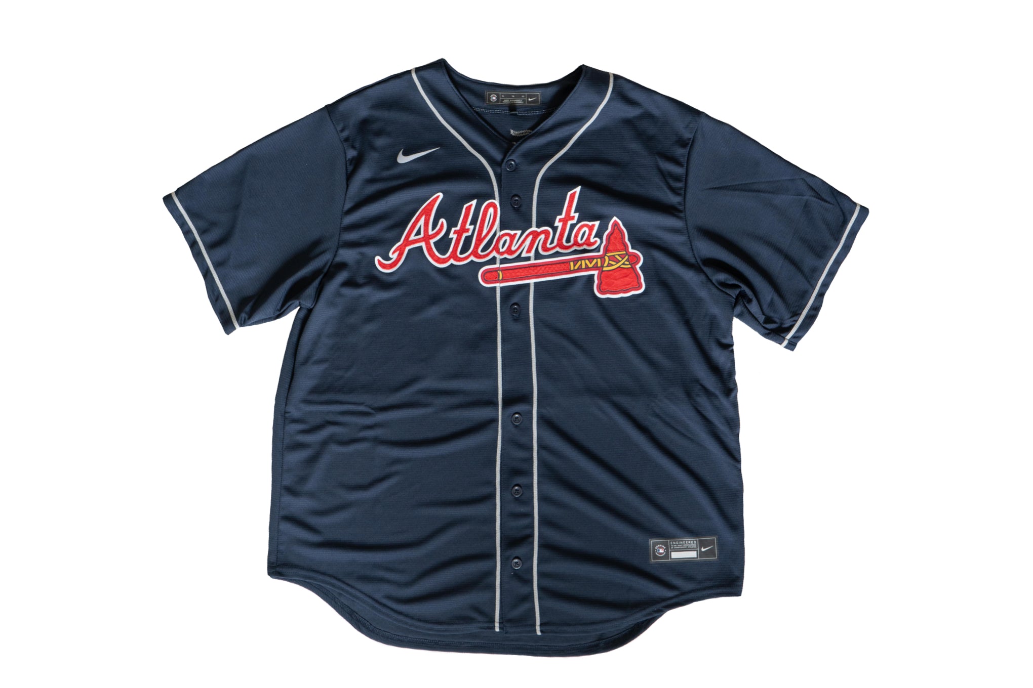 Custom Nike Ronald Acuña Jr. Atlanta Braves Python Jersey