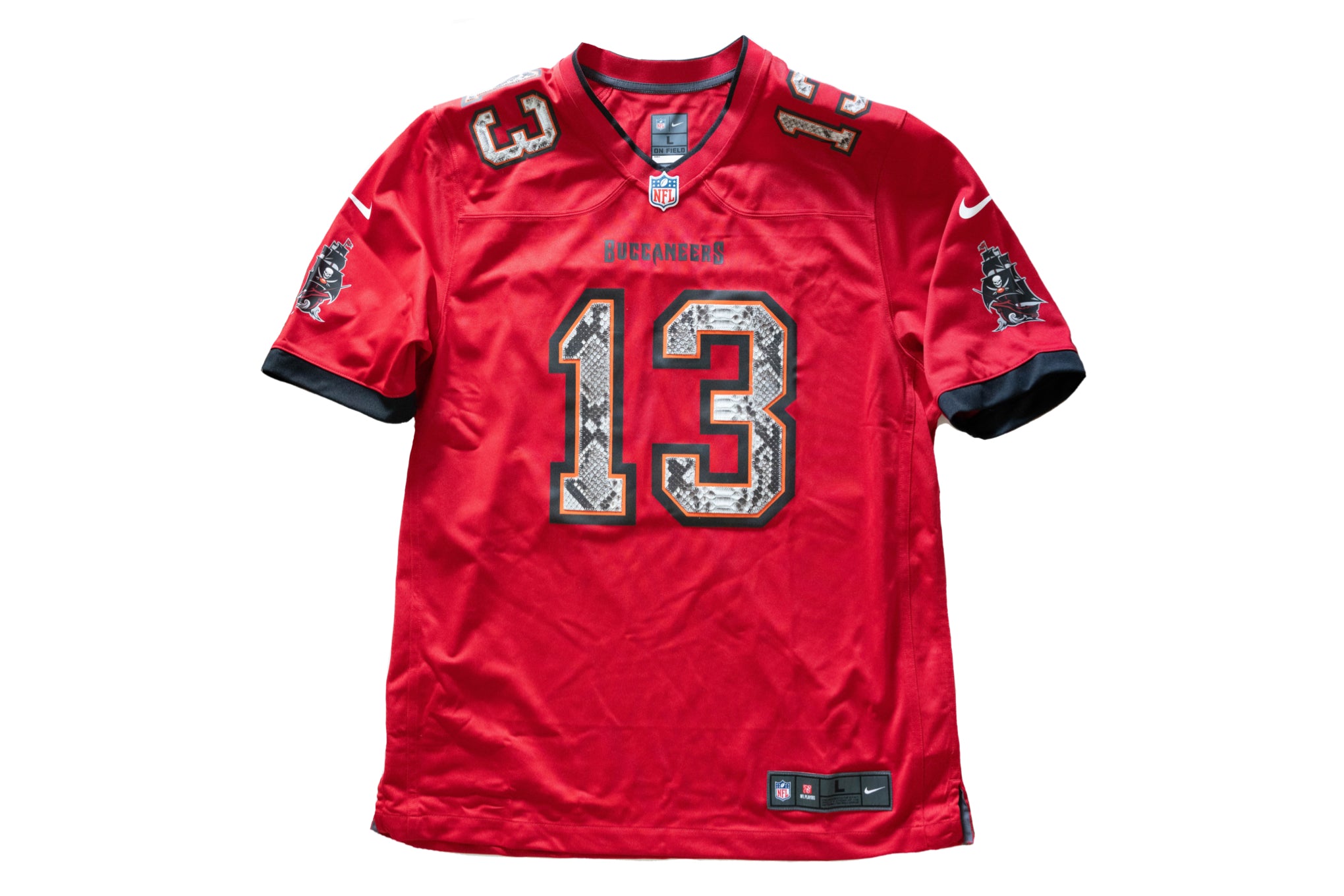 Custom Nike Mike Evans Tampa Bay Buccaneers Python Jersey