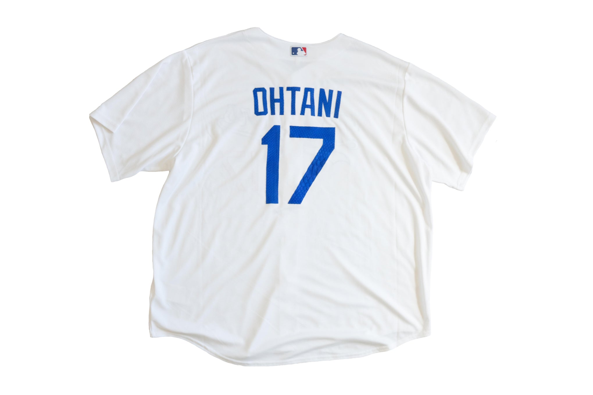 Custom Nike Shohei Ohtani Los Angeles Dodgers Python Jersey (White)