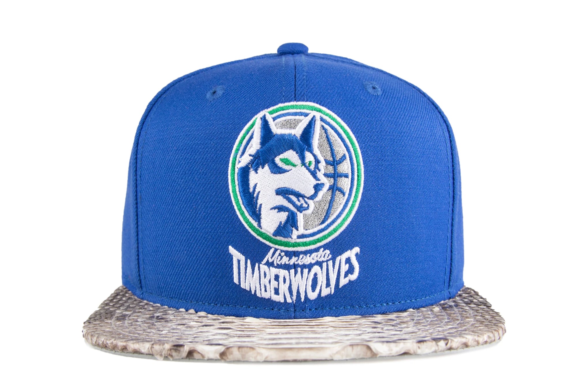 Custom Mitchell & Ness Minnesota Timberwolves XL Logo Strapback