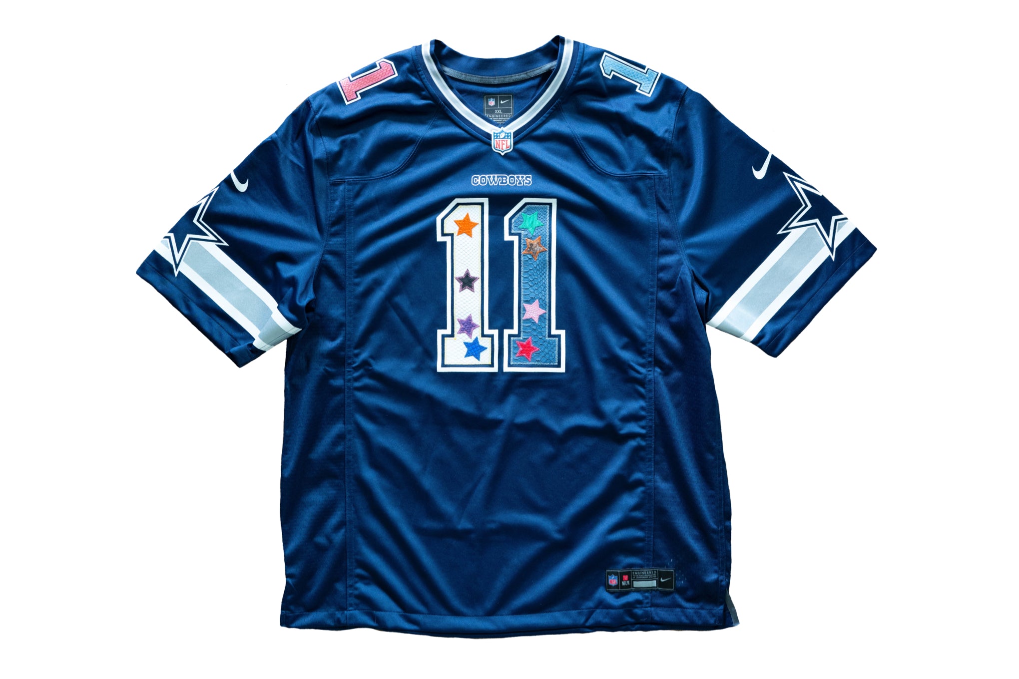 Custom Nike Micah Parson Dallas Cowboys "WHAT THE" Python Jersey