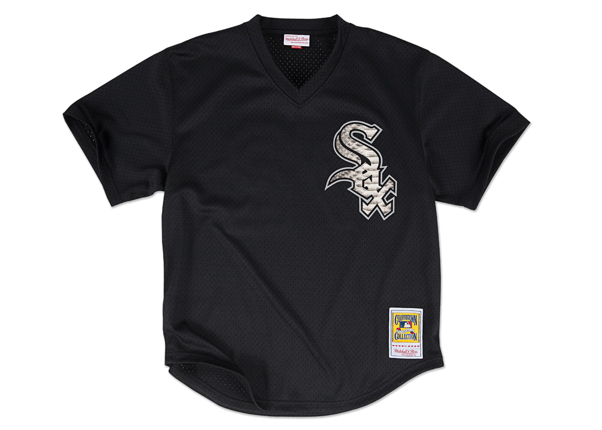Custom Mitchell & Ness Bo Jackson 1993 Chicago White Sox Authentic BP Python Jersey