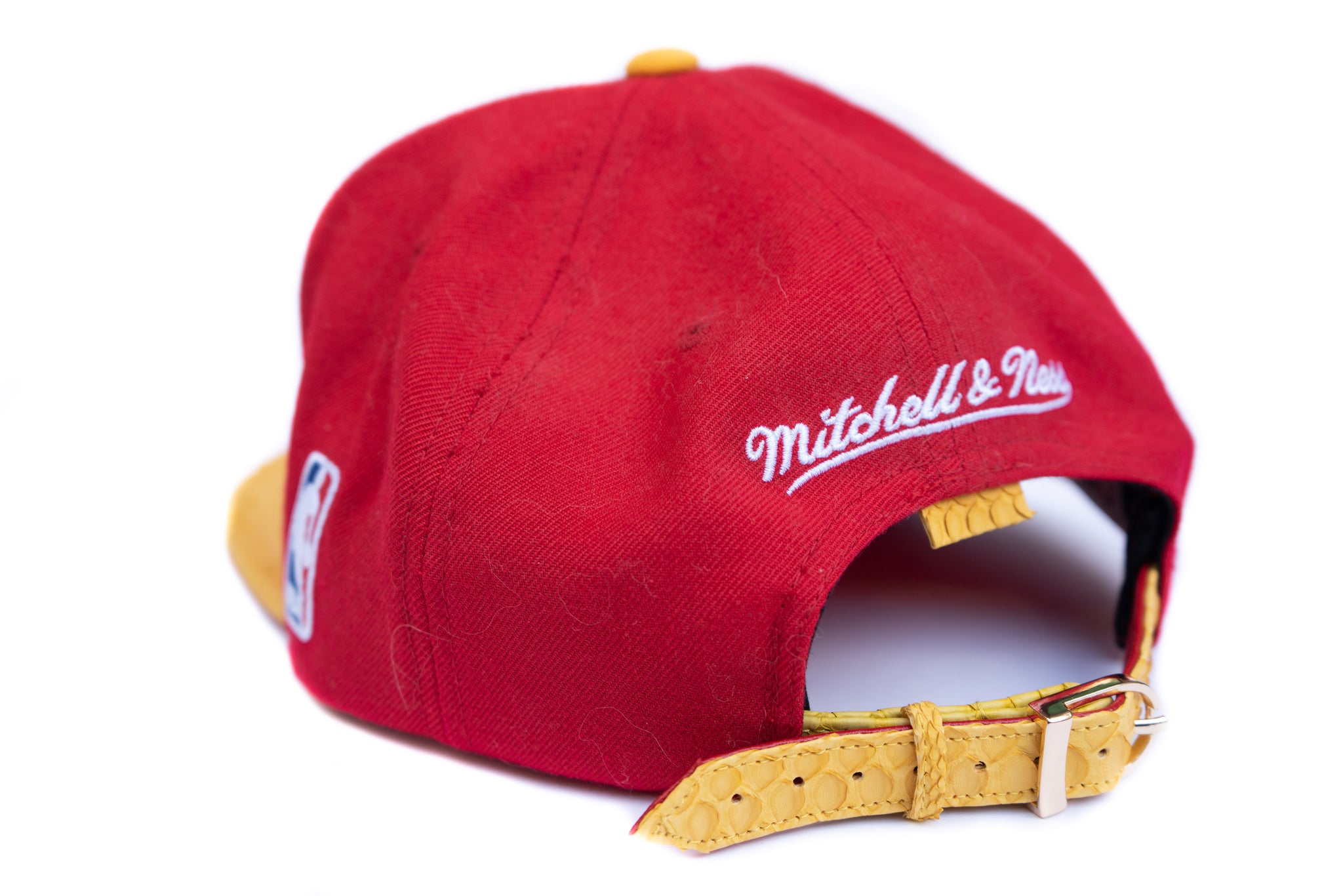 Custom Mitchell & Ness Houston Rockets Basic Logo Strapback
