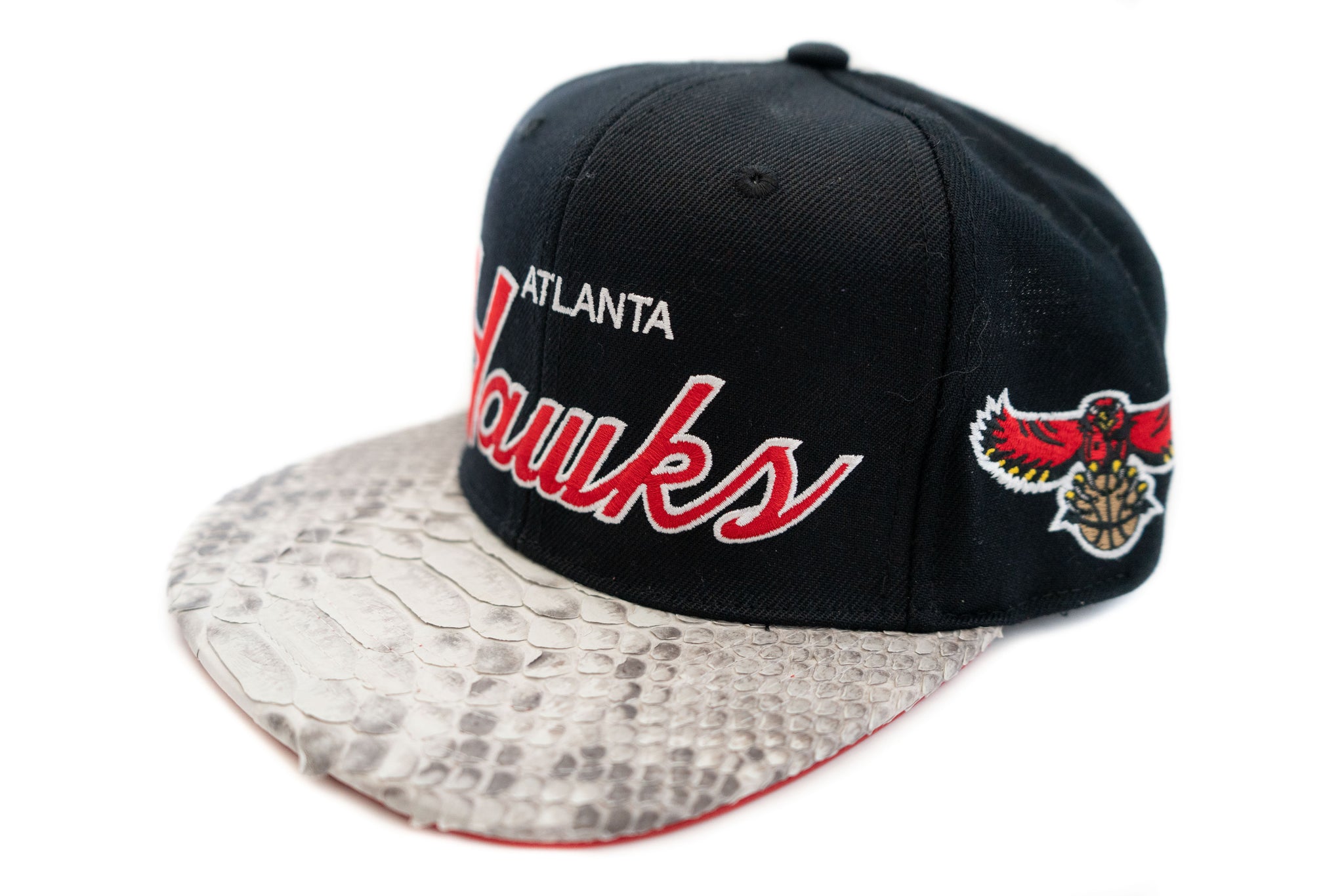 Custom Mitchell & Ness Atlanta Hawks The Script Strapback