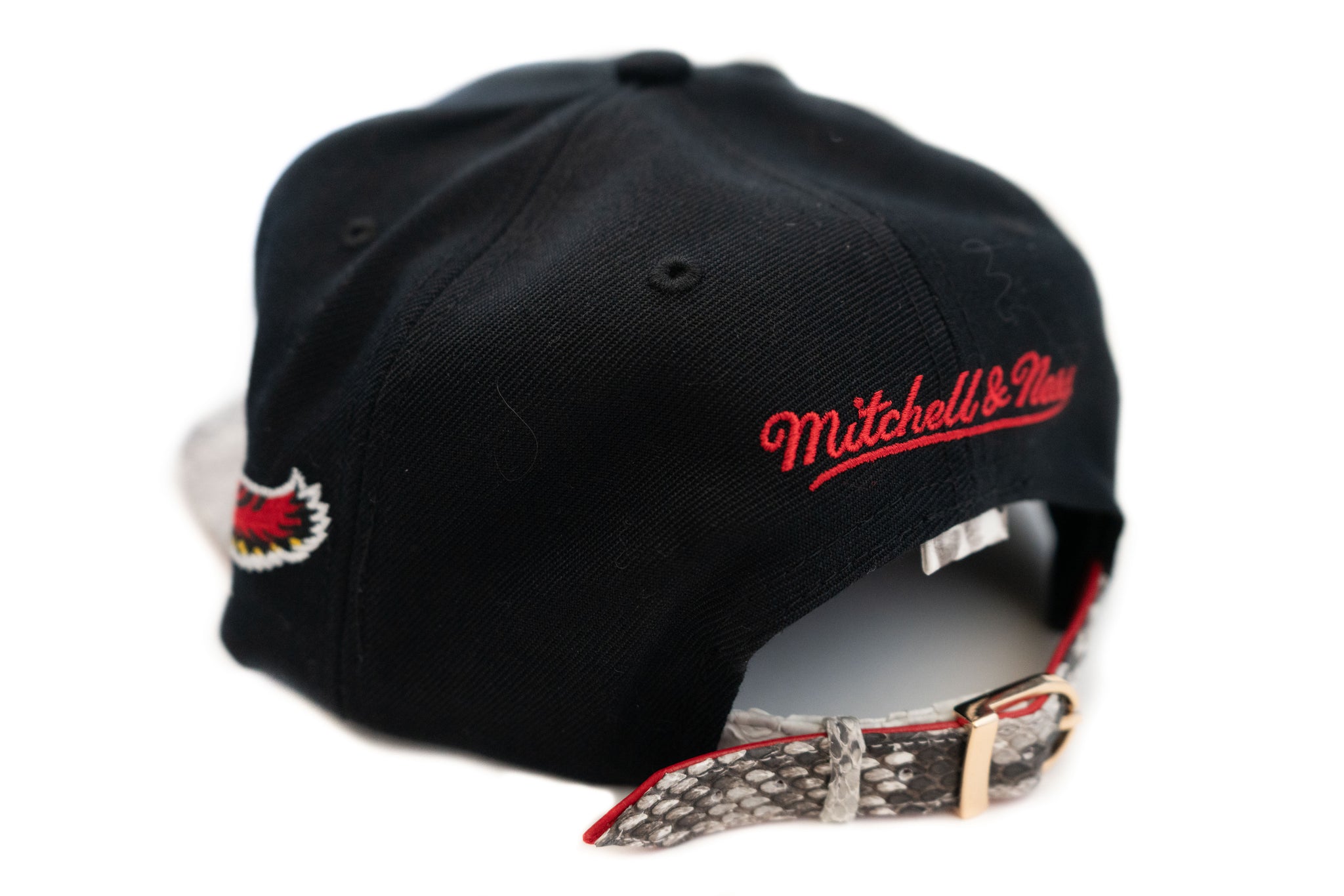 Custom Mitchell & Ness Atlanta Hawks The Script Strapback