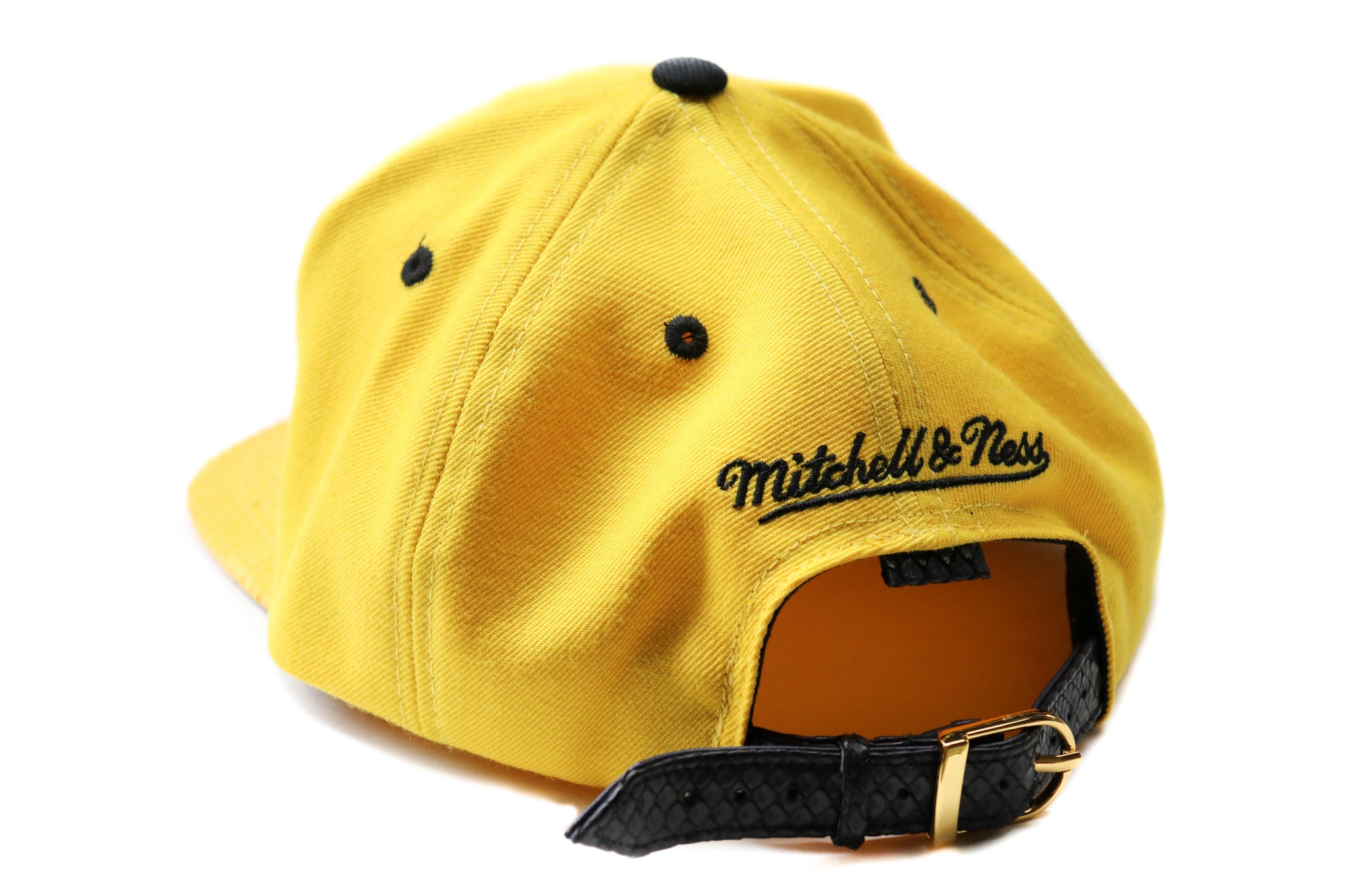 Custom Mitchell & Ness Toronto Raptors Gold Strapback