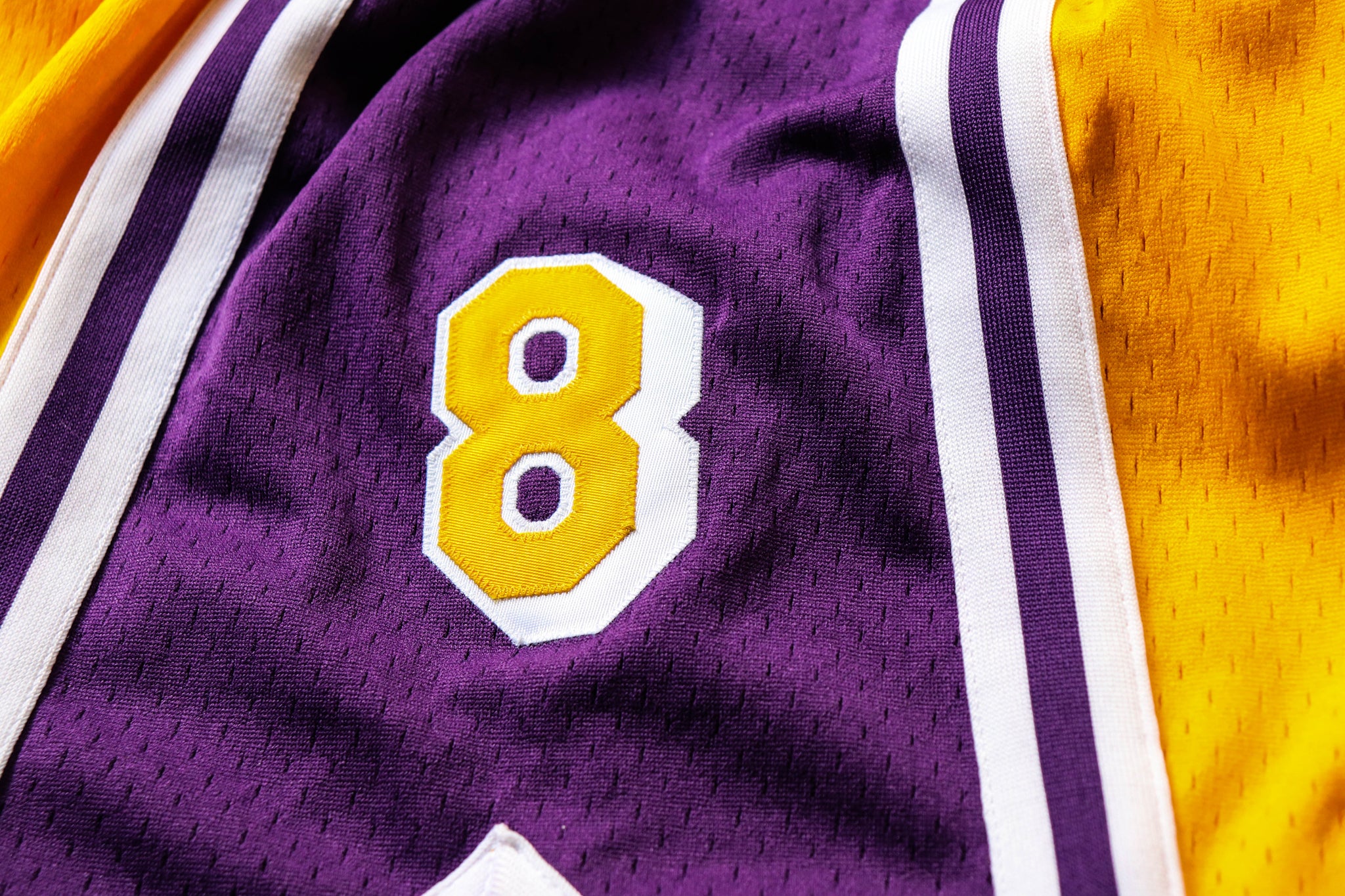 Custom Mitchell & Ness Los Angeles Lakers 1996-1997 Kobe Bryant Edition Shorts