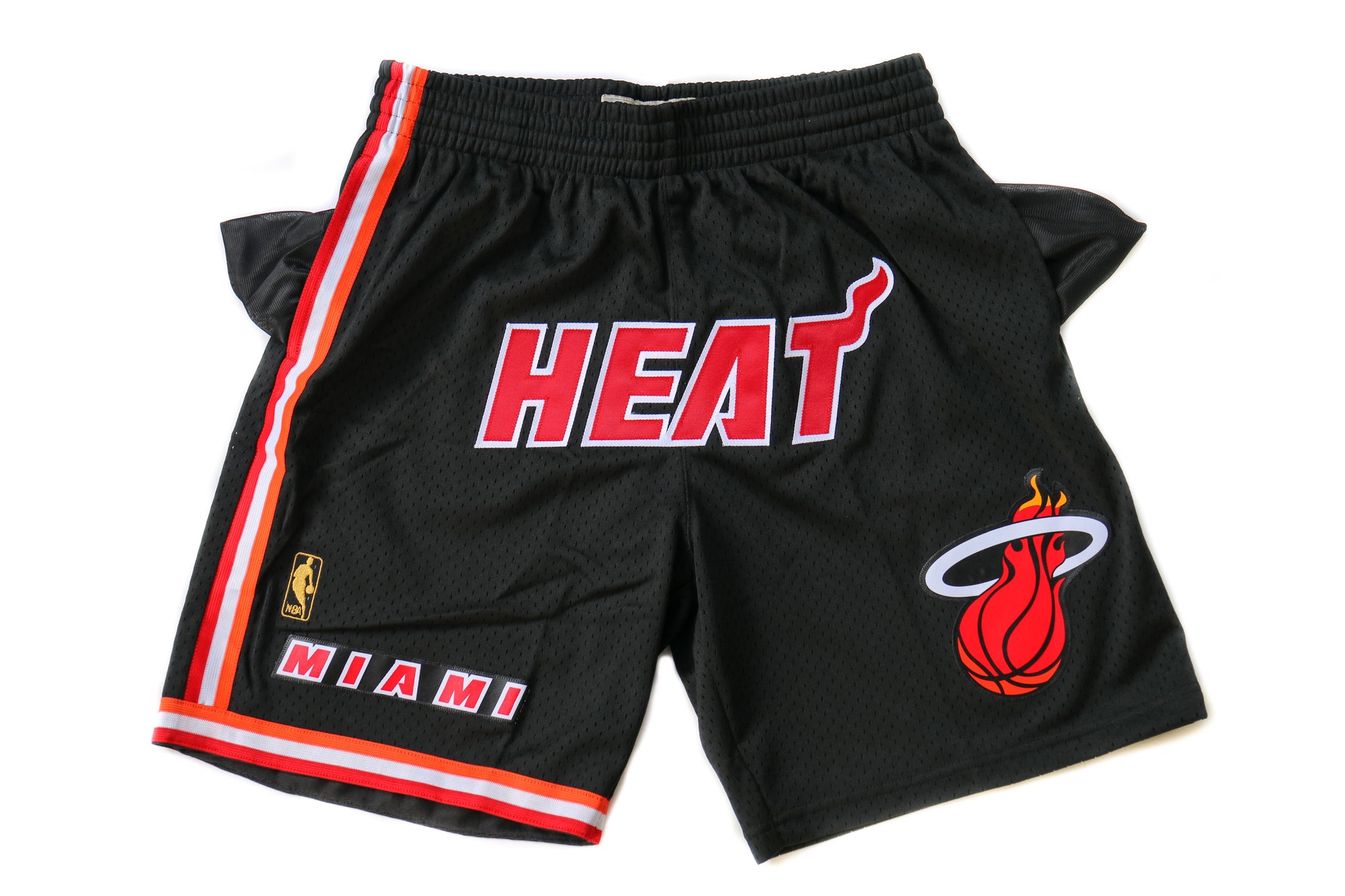 Custom Mitchell & Ness Miami Heat 1996-1997 "HEAT" Shorts