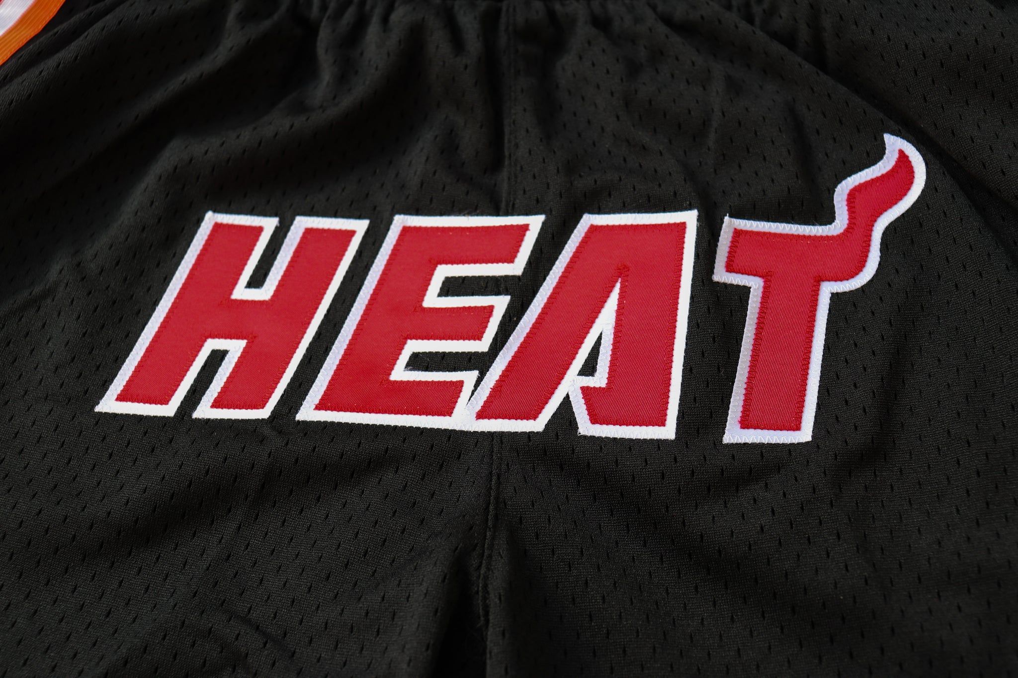 Custom Mitchell & Ness Miami Heat 1996-1997 "HEAT" Shorts