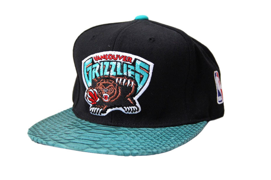 Custom Mitchell & Ness Vancouver Grizzlies 2 Tone Strapback