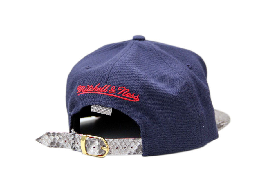 Custom Mitchell & Ness Houston Rockets Solid Strapback