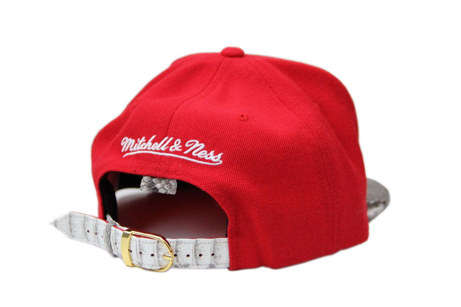 Custom Mitchell & Ness Chicago Bulls Billboard Script Strapback