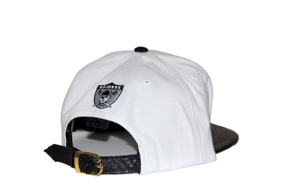 Custom Mitchell & Ness Los Angeles Raiders The Script Strapback