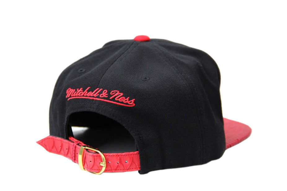 Custom Mitchell & Ness New Jersey Devils Basic Logo Strapback
