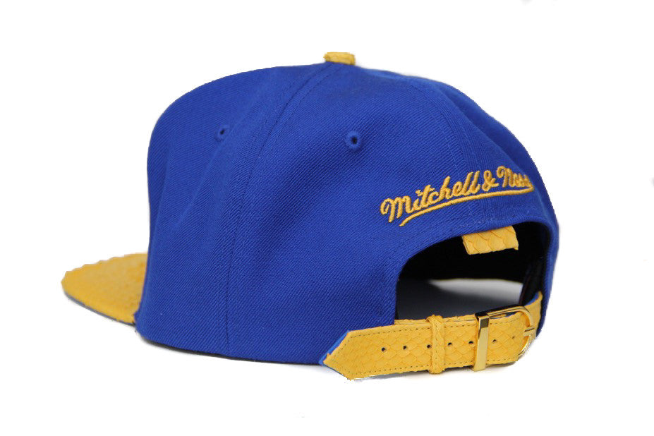 Custom Mitchell & Ness Golden State Warriors California Strapback
