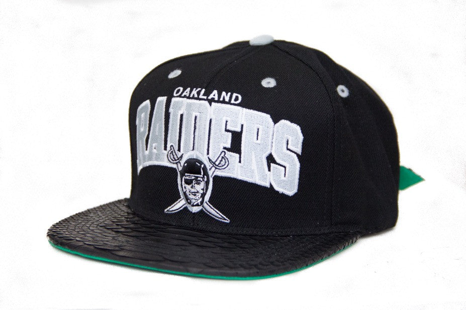Custom Mitchell & Ness Oakland Raiders Arch Logo Strapback