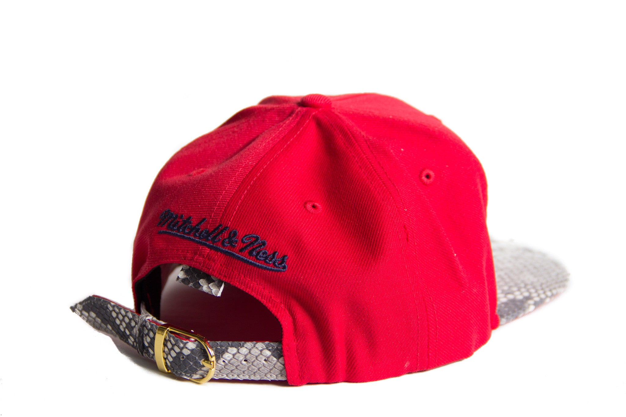 Custom Mitchell & Ness New Orleans Pelicans Basic Logo Strapback