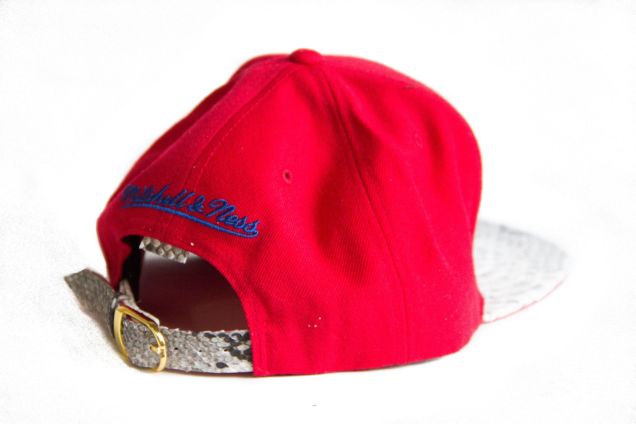 Custom Mitchell & Ness Washington Bullets Arch Logo Strapback