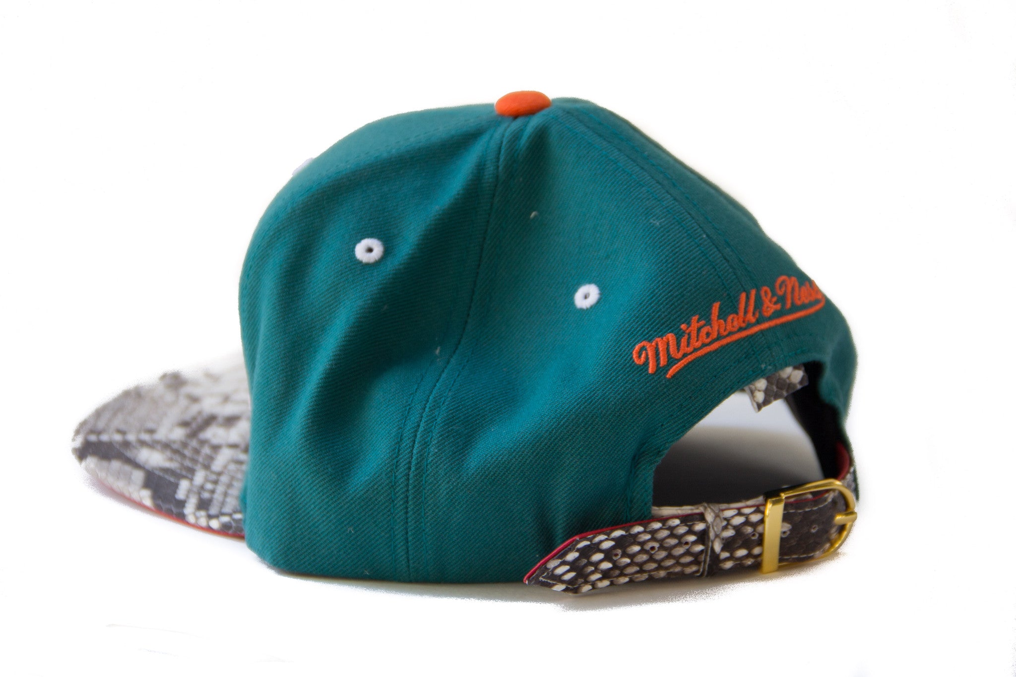 Custom Mitchell & Ness Miami Dolphins The Script Strapback
