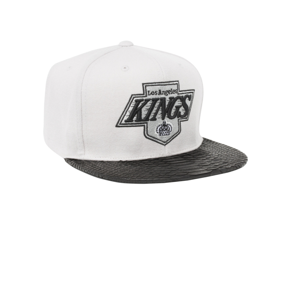 Custom Mitchell & Ness Los Angeles Kings Basic Logo Strapback