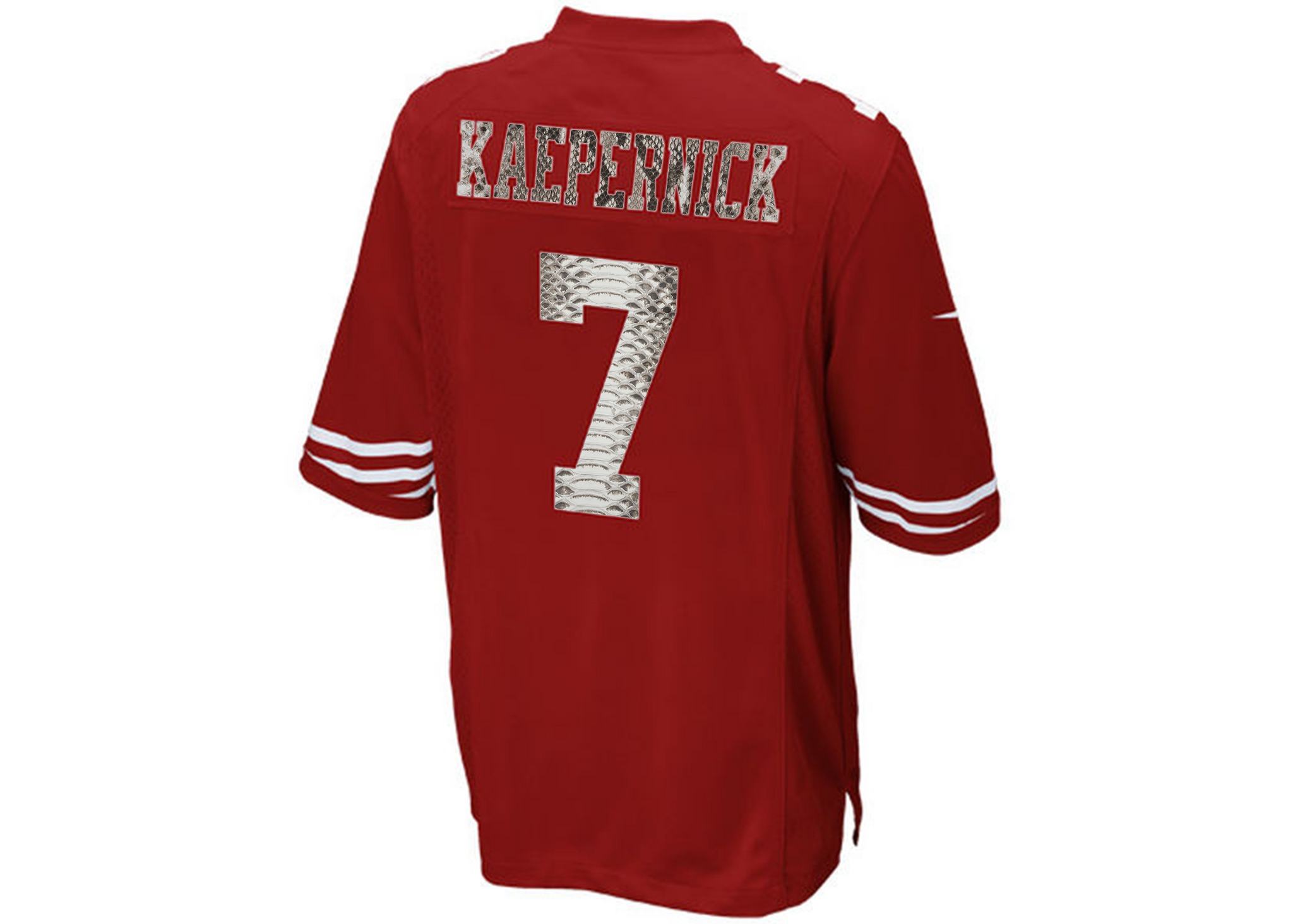 Custom Nike Colin Kaepernick San Francisco 49ers Python Jersey