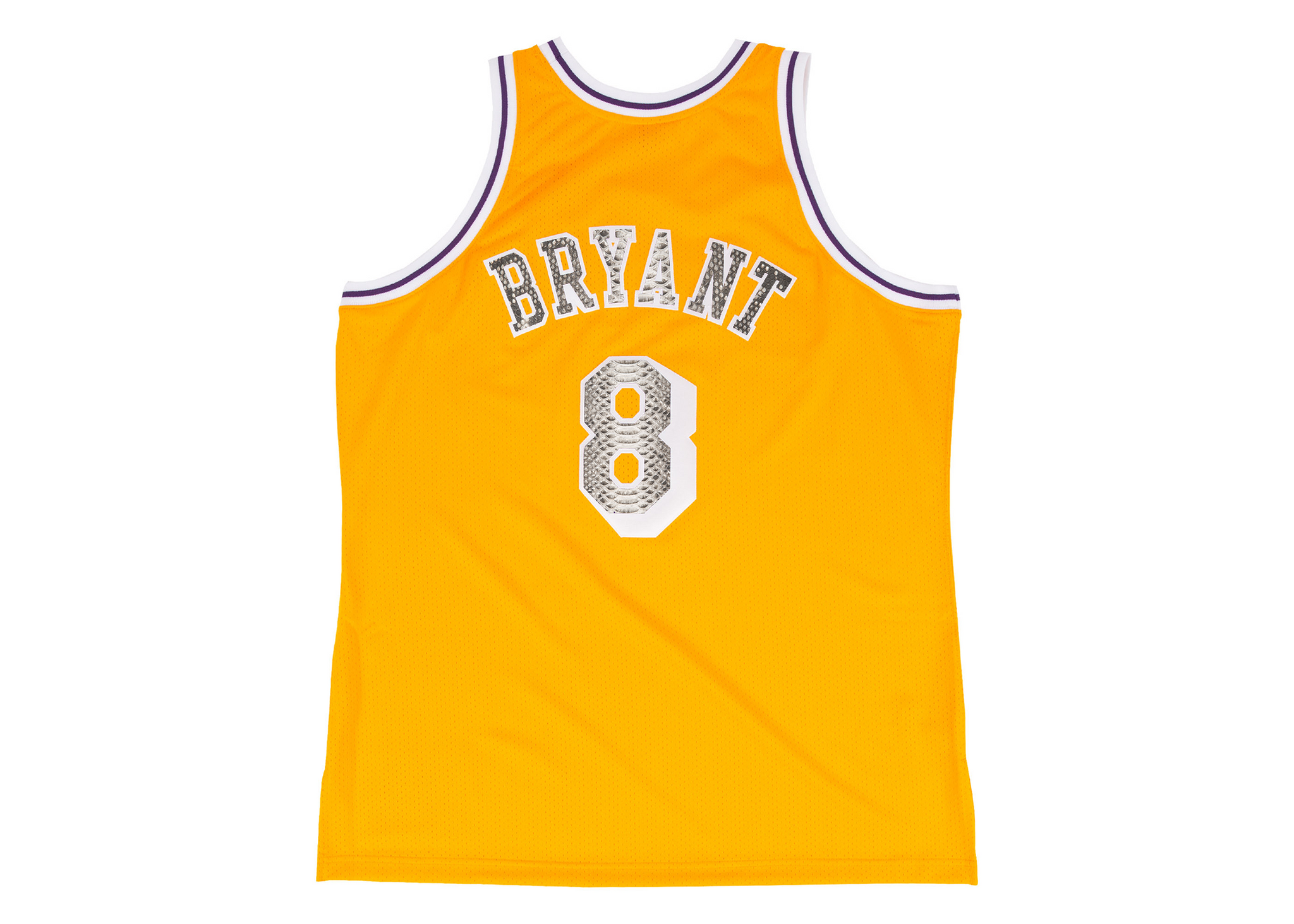 Custom Mitchell & Ness Kobe Bryant 1996-1997 Los Angeles Lakers Python Jersey (Home)