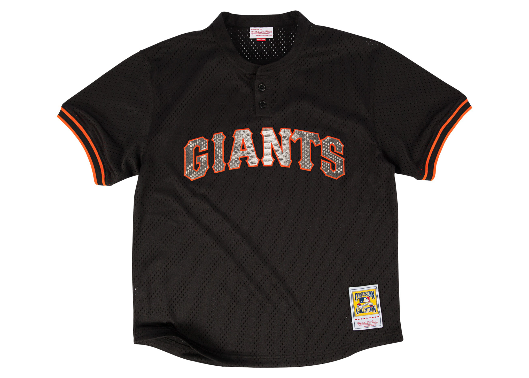 Custom Mitchell & Ness Matt Williams 1995 San Francisco Giants Authentic BP Python Jersey