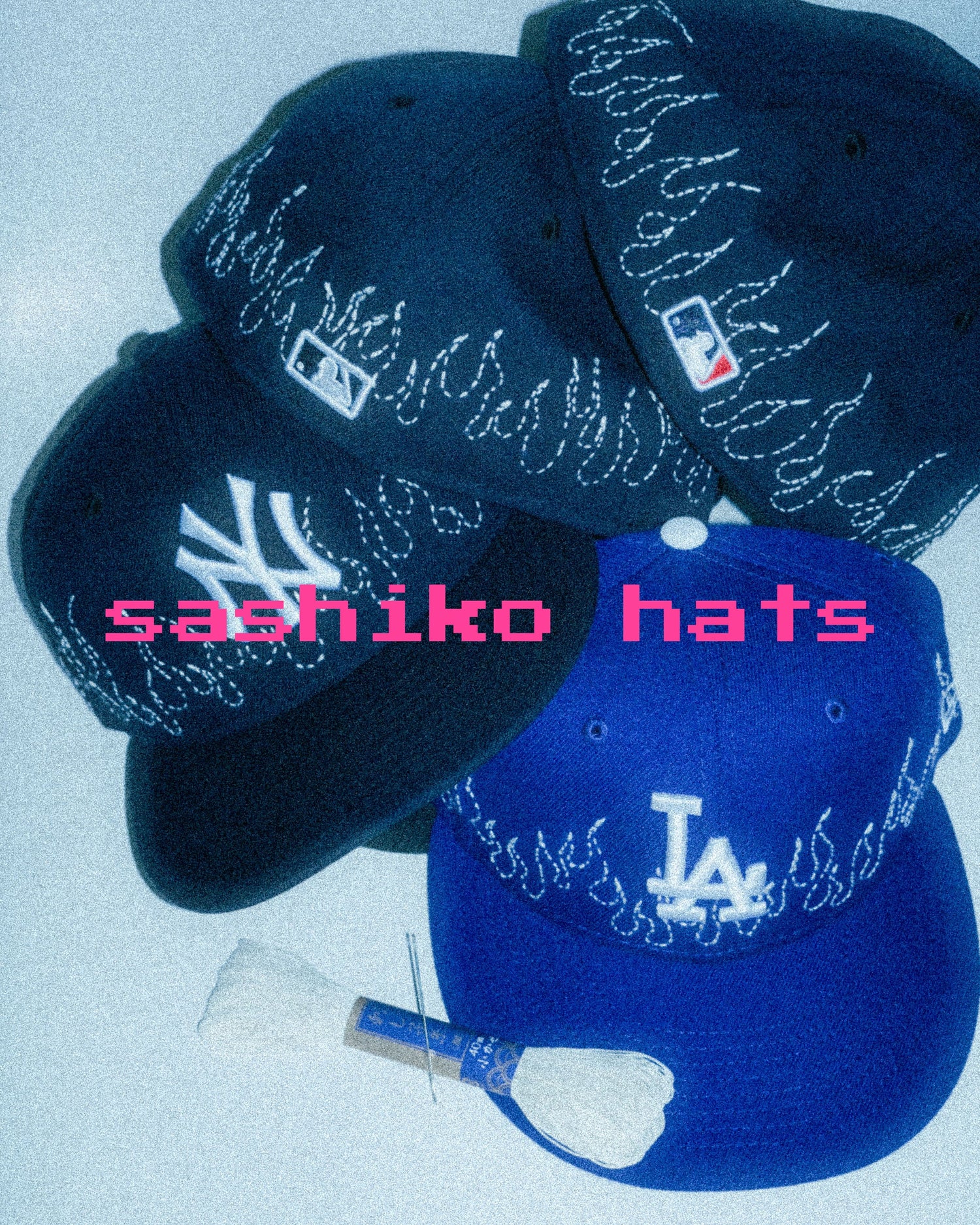 sashiko hats