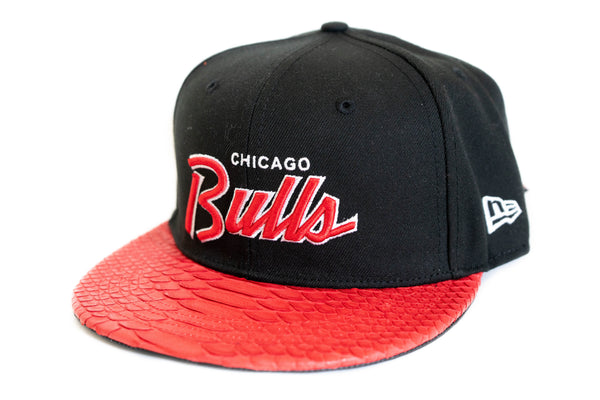 Custom New Era Chicago Bulls Script Strapback