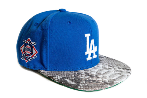 Custom Mitchell & Ness Los Angeles Dodgers Basic Logo Strapback