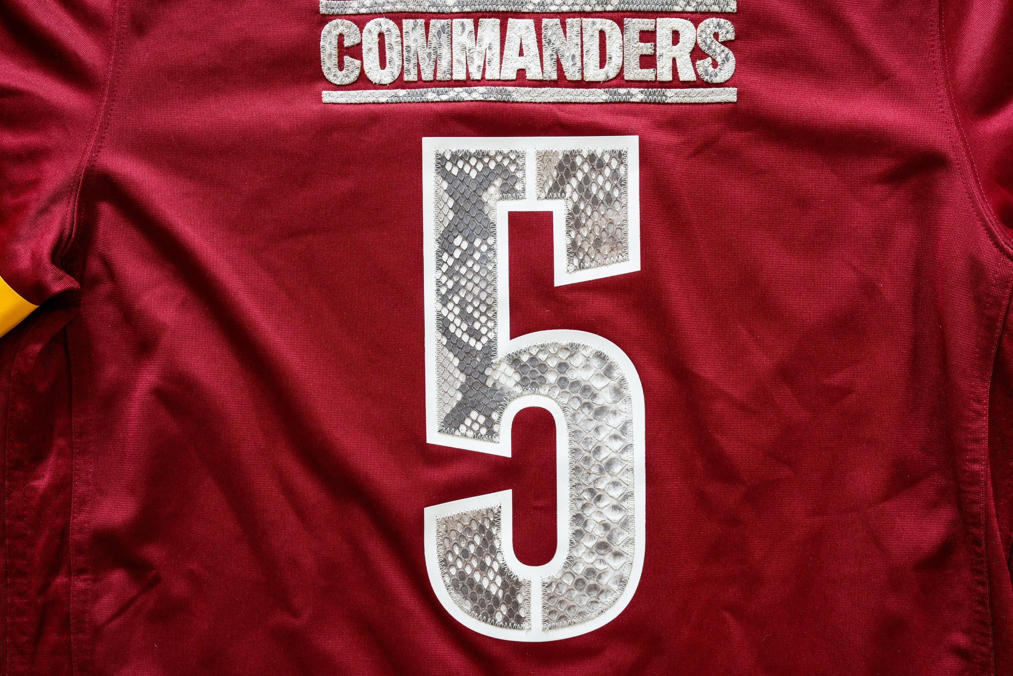 Custom Jayden Daniels Washington Commanders Nike Python Jersey