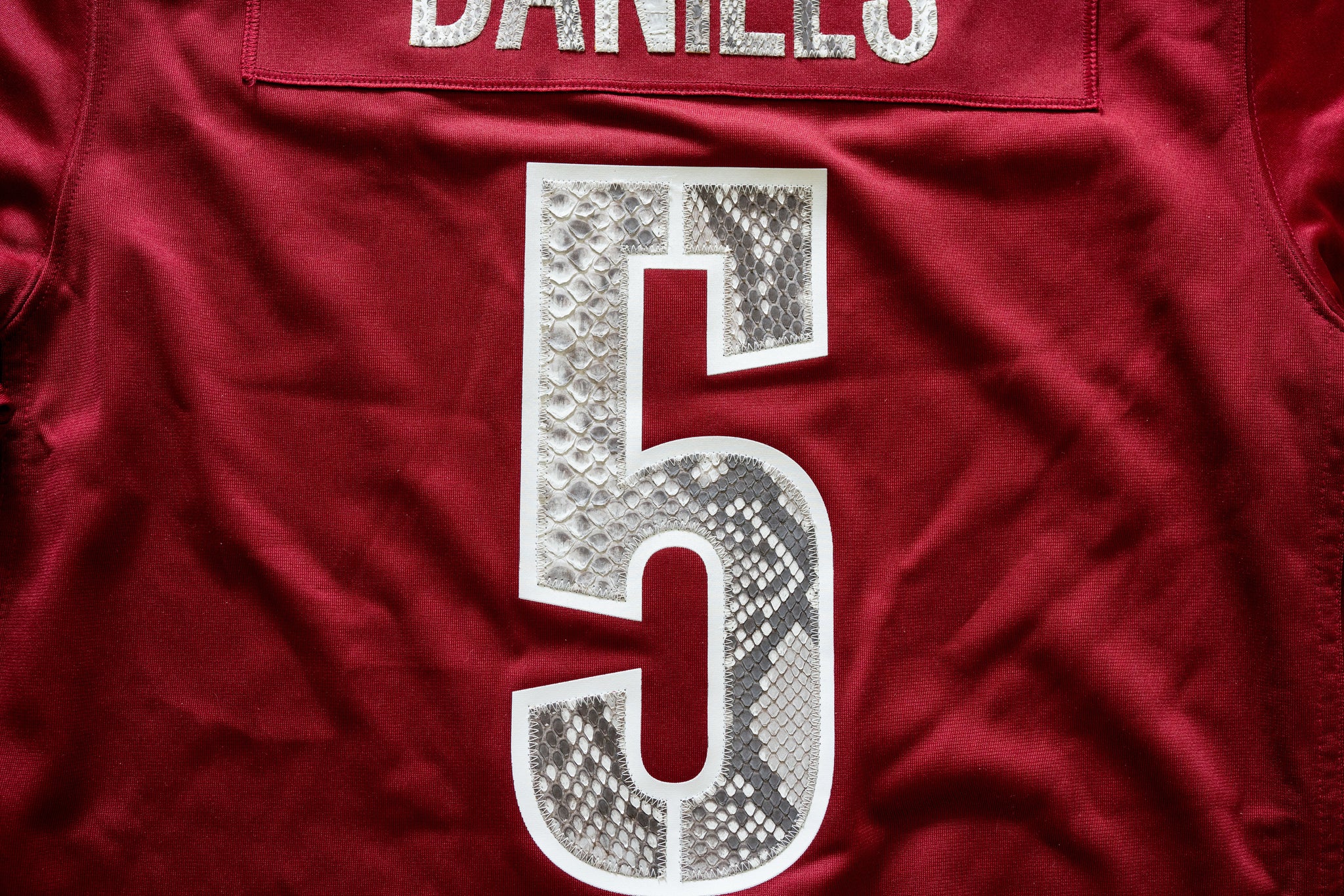 Custom Jayden Daniels Washington Commanders Nike Python Jersey