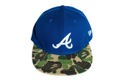 BAPE Custom Atlanta Braves Hat (Royal Blue)