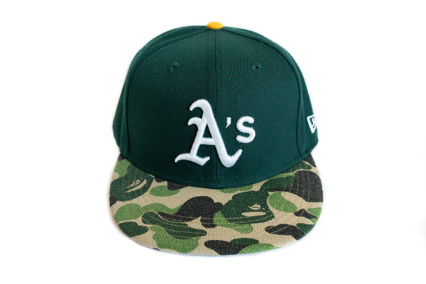 Custom BAPE x New Era Oakland A's Fitted