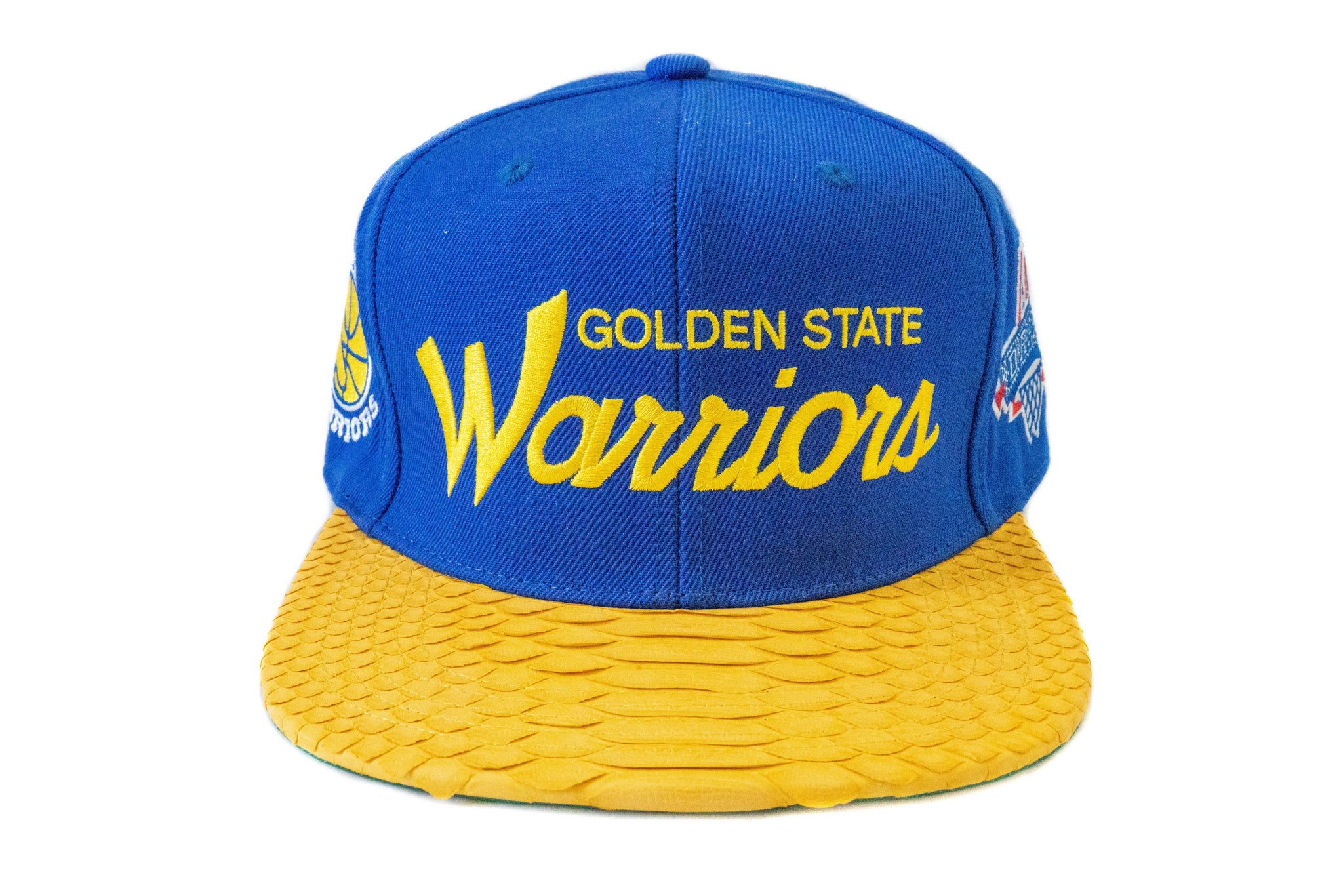 Custom Mitchell & Ness Golden State Warriors Draft Day Script Strapback