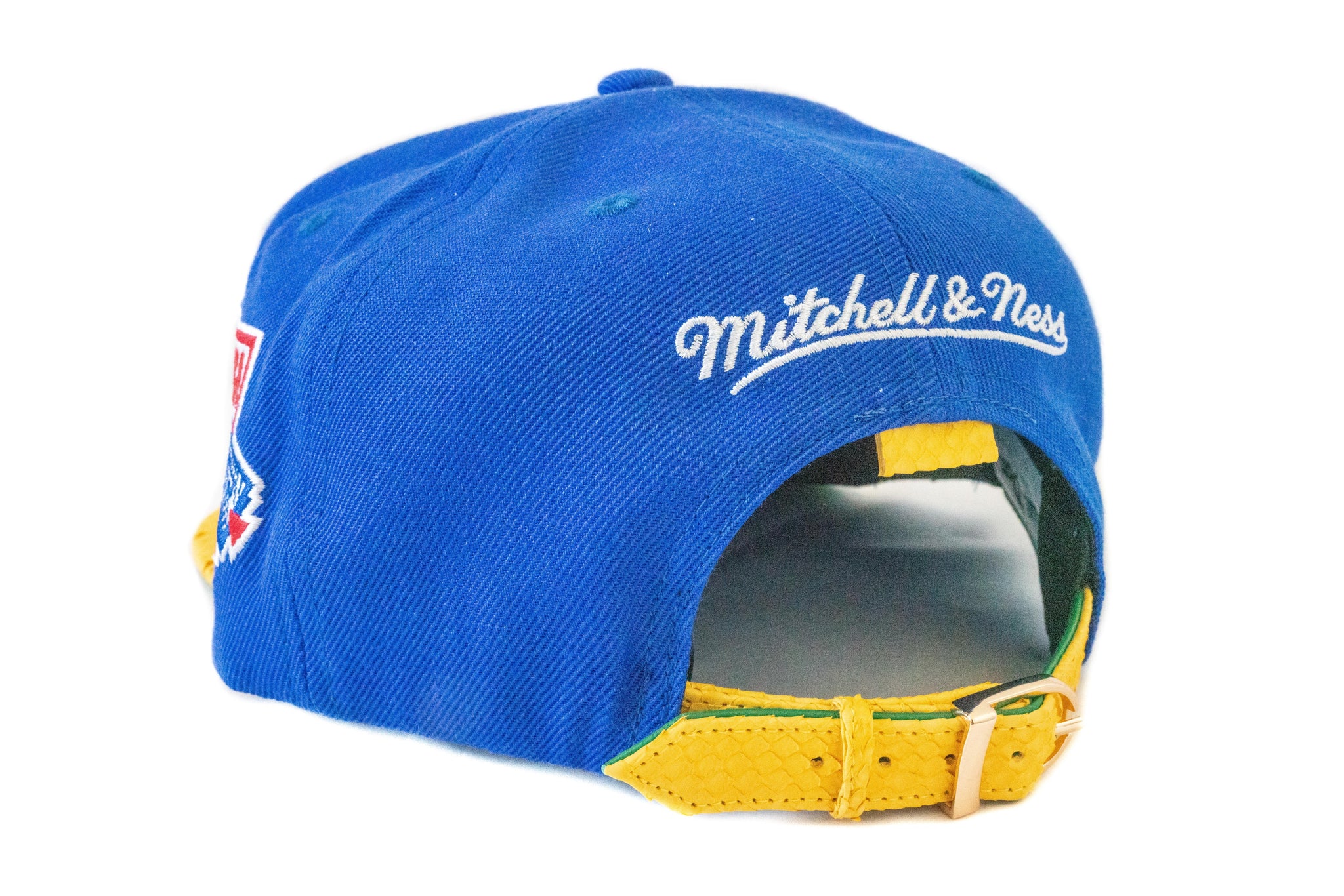 Custom Mitchell & Ness Golden State Warriors Draft Day Script Strapback