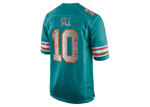 Custom Nike Tyreek Hill Miami Dolphins Python Jersey
