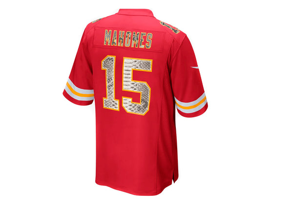 Custom Nike Patrick Mahomes Kansas City Chiefs Python Jersey