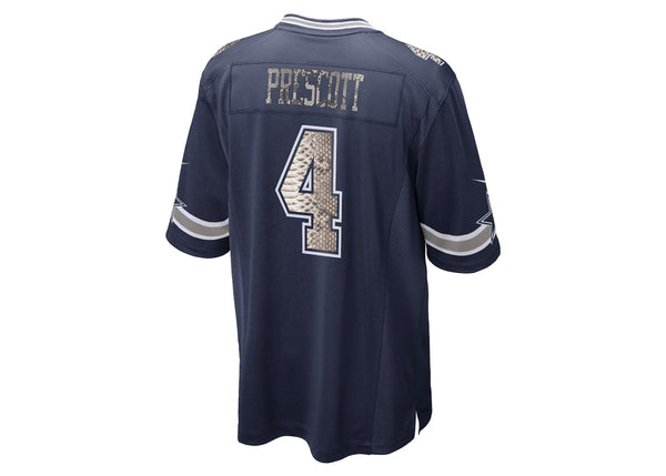 Custom Nike Dak Prescott Dallas Cowboys Python Jersey